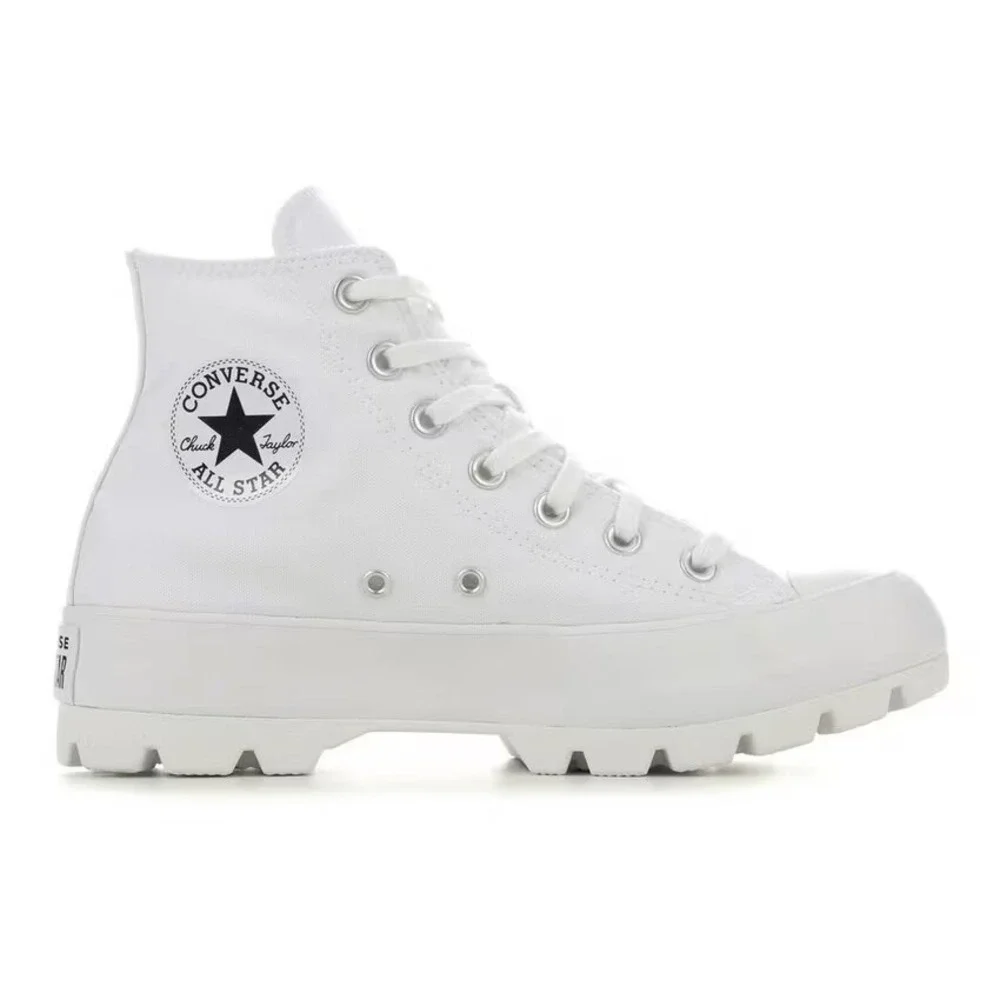 CONVERSE Chuck Taylor All Star Lugged Hi Top Women's Size 9.5 White NWOT #1512